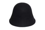 Crown Hat in Black Wool - 2 left - CLYDE