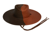 Dai Hat w. Tie in Lava Rock Toquilla Straw - CLYDE