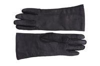 Raw Seam Classic Gloves in Distressed Charcoal - CLYDE