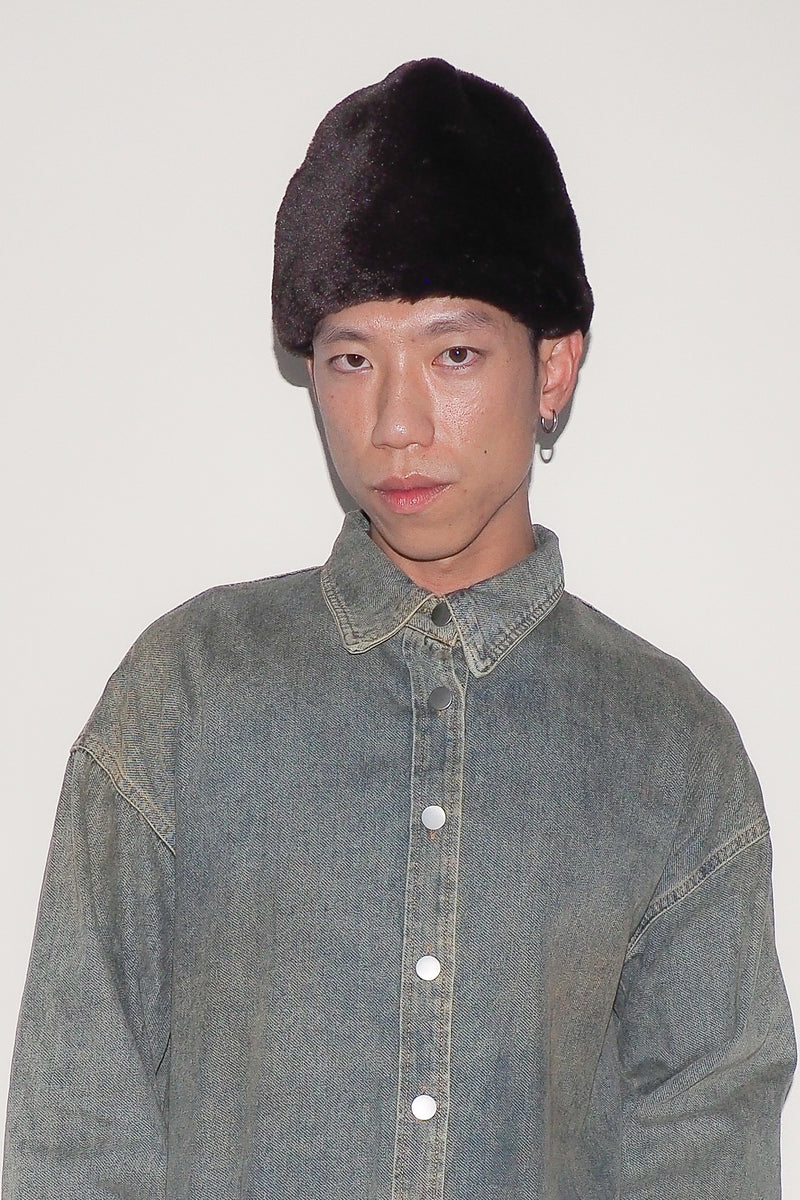 Faux Fur Toque in Mink | CLYDE