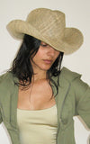 Cowboy Hat in Seagrass - CLYDE