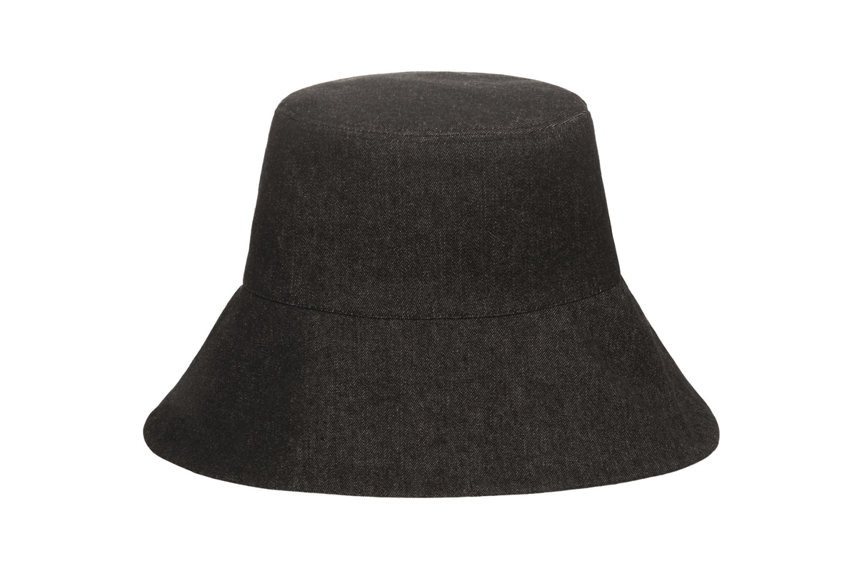 BILLY Men's & Women's Dark Denim Bucket Hat