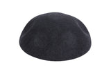 Dent Beret in Charcoal Grey Wool - 3 left - CLYDE