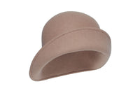 Crown Hat in Taupe Wool - CLYDE