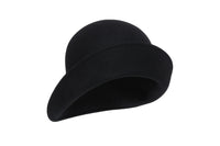 Crown Hat in Black Wool - 2 left - CLYDE