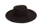 Dai Hat in Brown Melange Wool - CLYDE