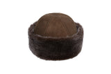 Nanaimo Hat in Mole Silver Tip Shearling - CLYDE