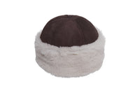 Nanaimo Hat in Earth & White Shearling - 1 left - CLYDE