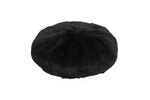 Faux Fur Beret in Black - CLYDE