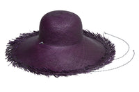 Swan Hat in Ube Toquilla Straw - CLYDE