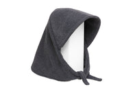 Fleece Bonnet in Charcoal - CLYDE