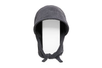Fleece Bonnet in Charcoal - CLYDE