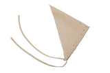 Whipstitch Lambskin Handkerchief in Taupe - CLYDE