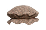 Romantix Hat in Brown Tartan Wool - CLYDE