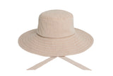 Len Hat in Brown Stripe - 6 left - CLYDE