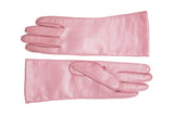 Raw Seam Classic Gloves in Rose - CLYDE