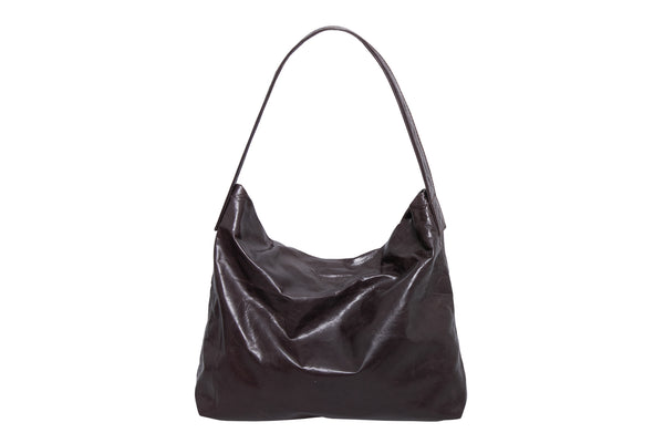 Clyde World Bag - Black Leather