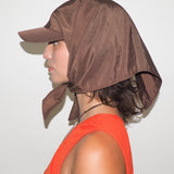 Brim Scarf in Brown