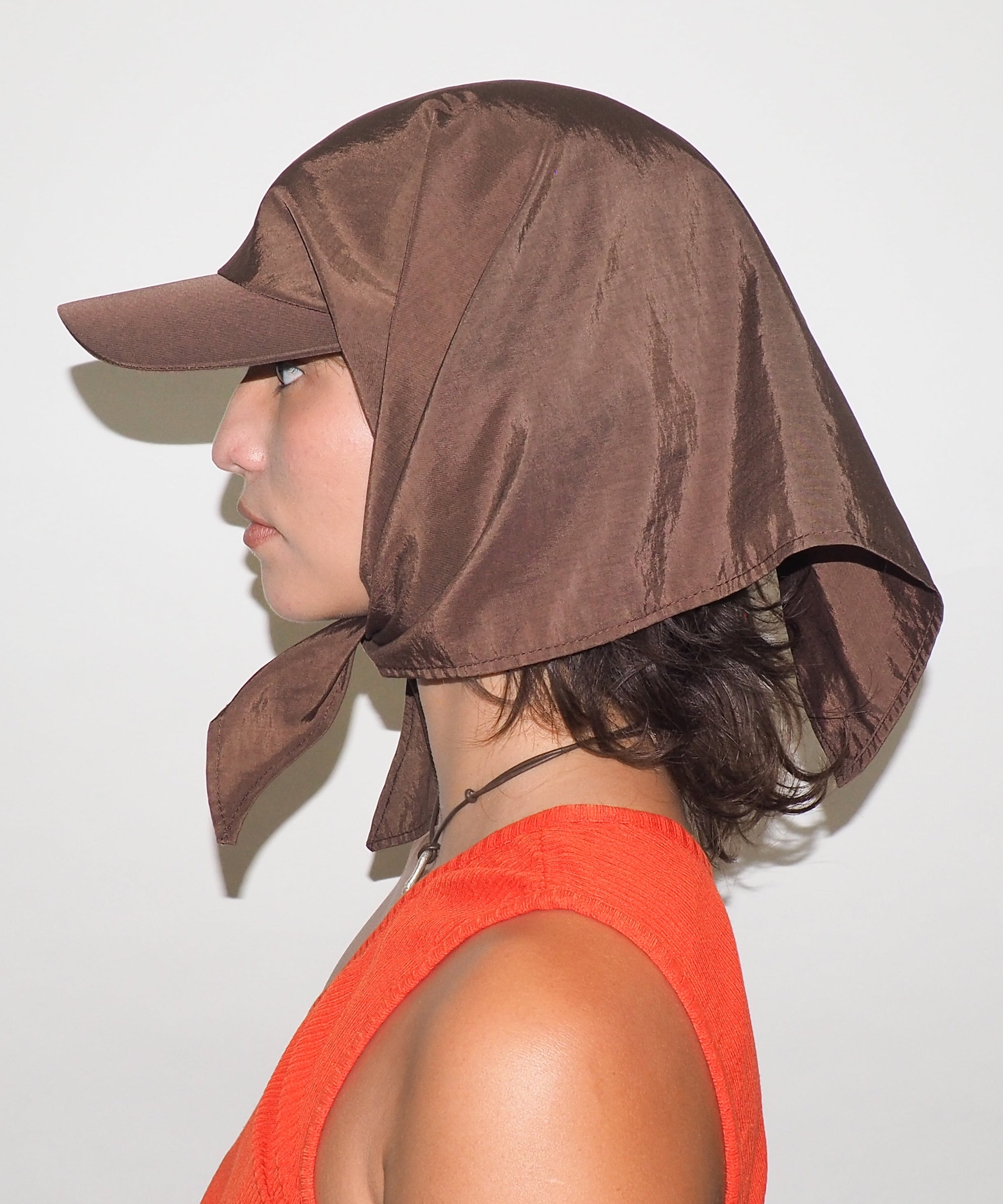Brim Scarf in Brown - CLYDE