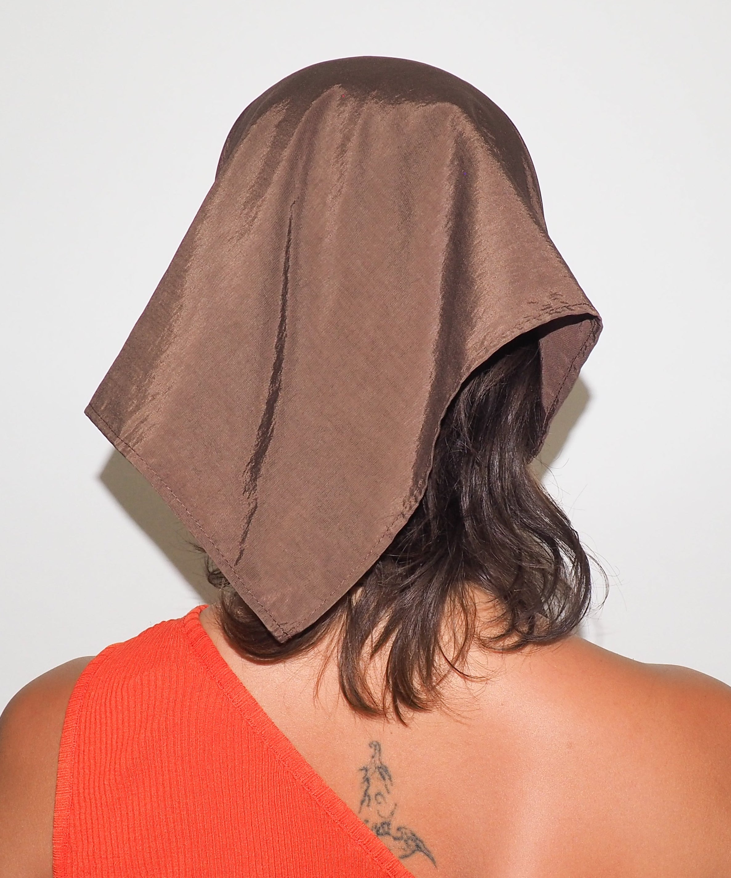 Brim Scarf in Brown - CLYDE