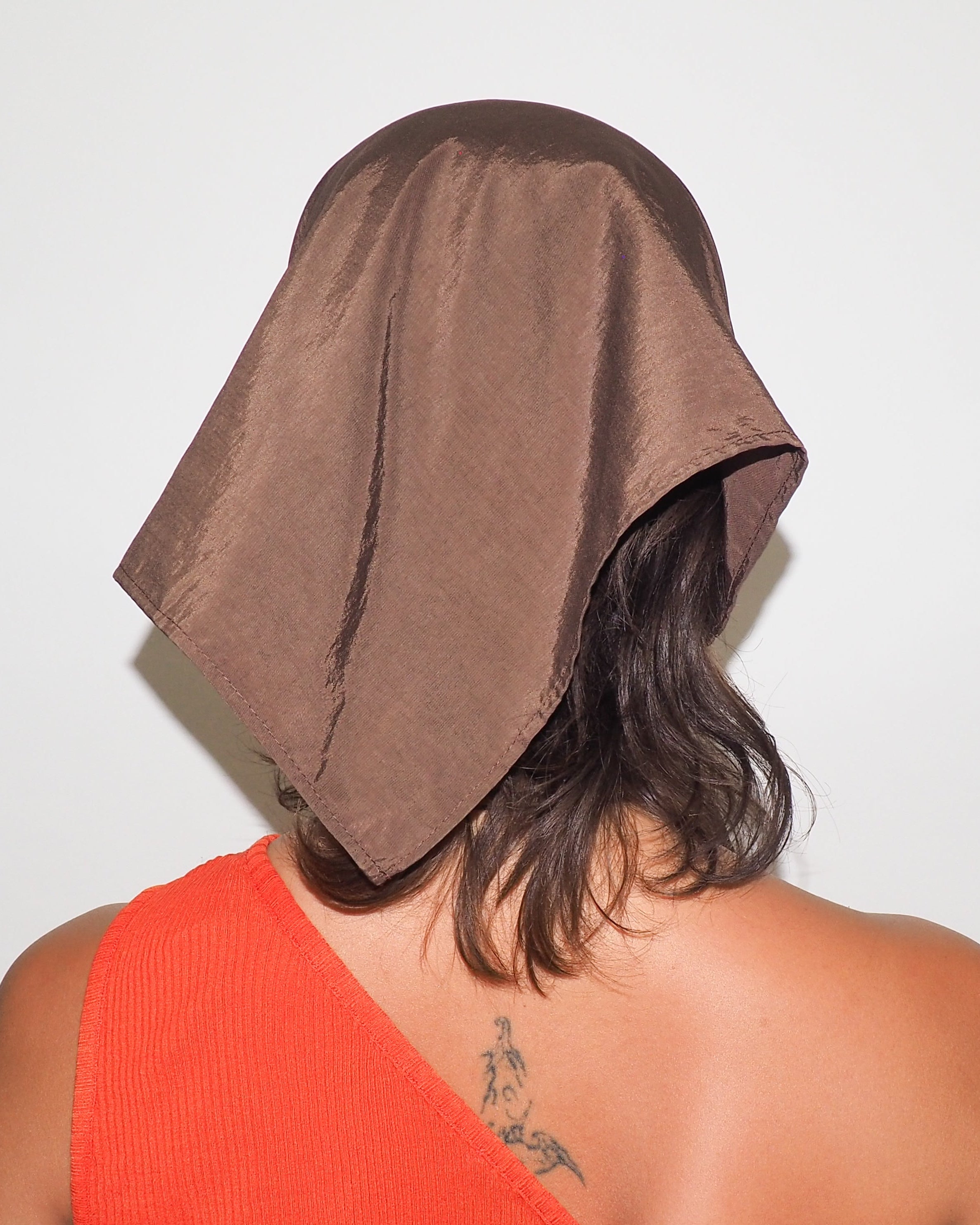 Brim Scarf in Brown - CLYDE