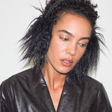 Ear Muffs in Black Faux Yak - CLYDE