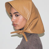 Bonnet in Tan Lambskin - CLYDE