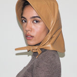 Bonnet in Tan Lambskin - CLYDE