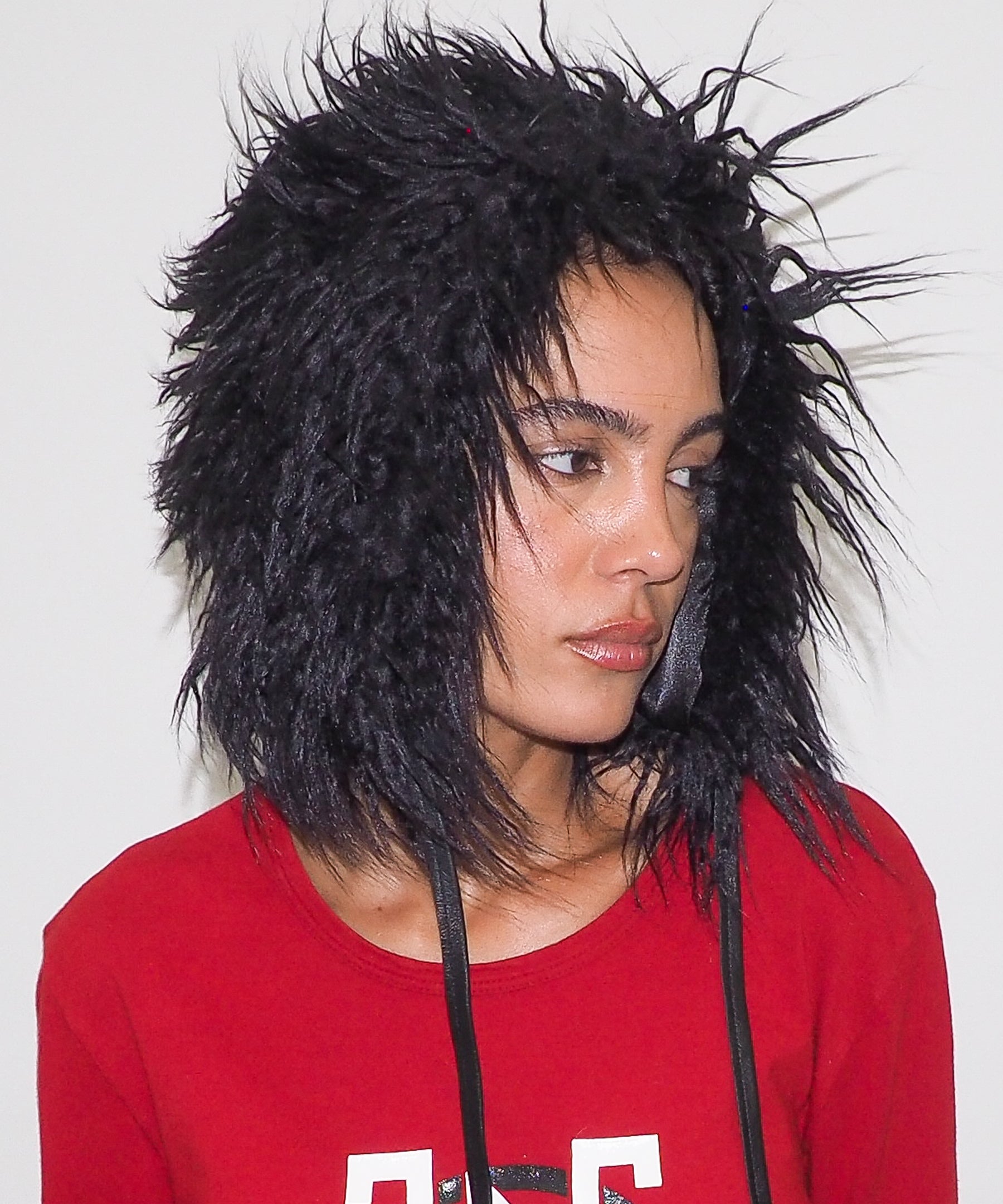 Creature Hat in Black Faux Yak - CLYDE