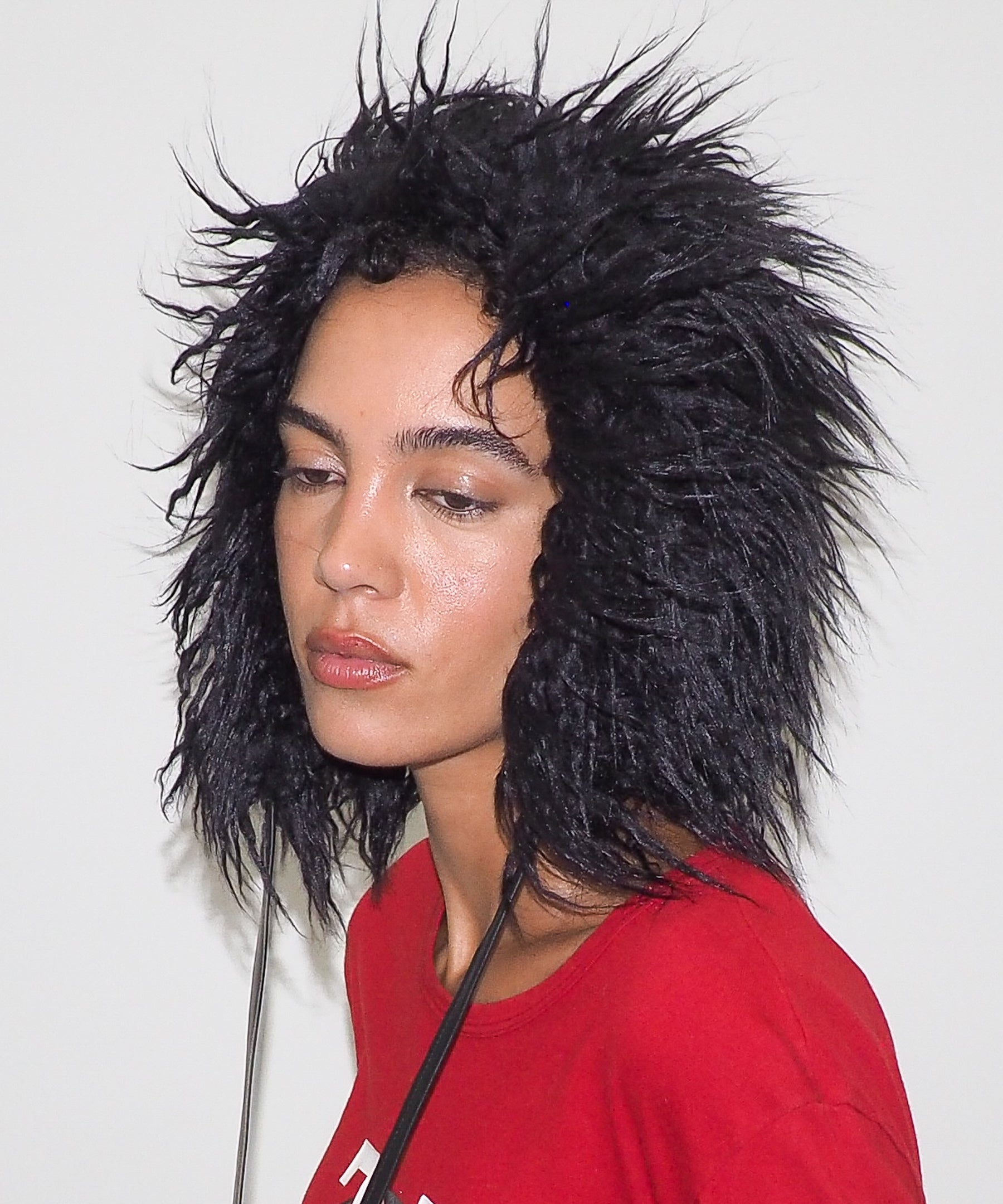 Creature Hat in Black Faux Yak - CLYDE