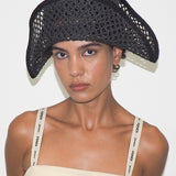 Bicorn Hat in Black - CLYDE