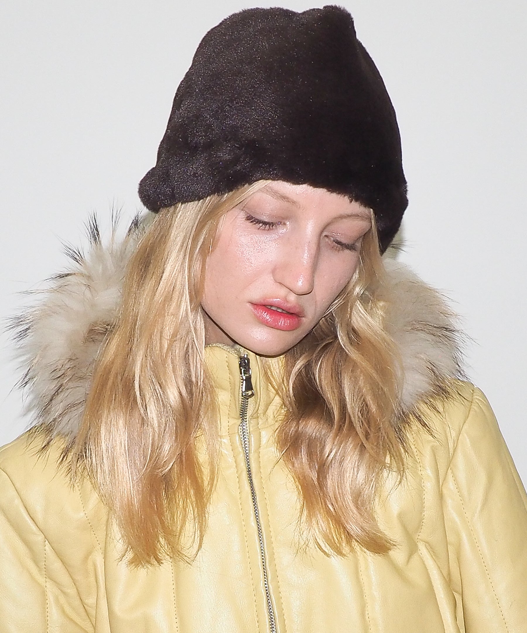 Faux Fur Toque in Mink - CLYDE