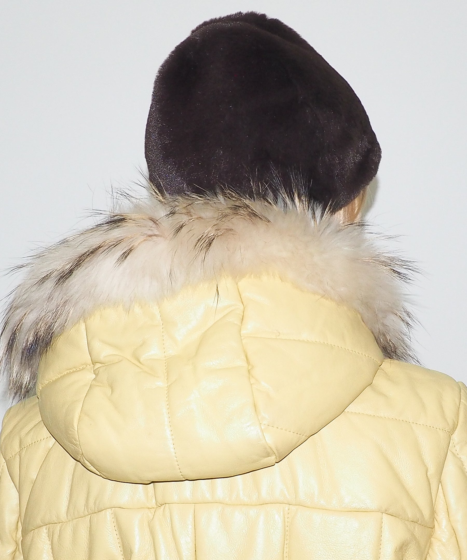 Faux Fur Toque in Mink - CLYDE