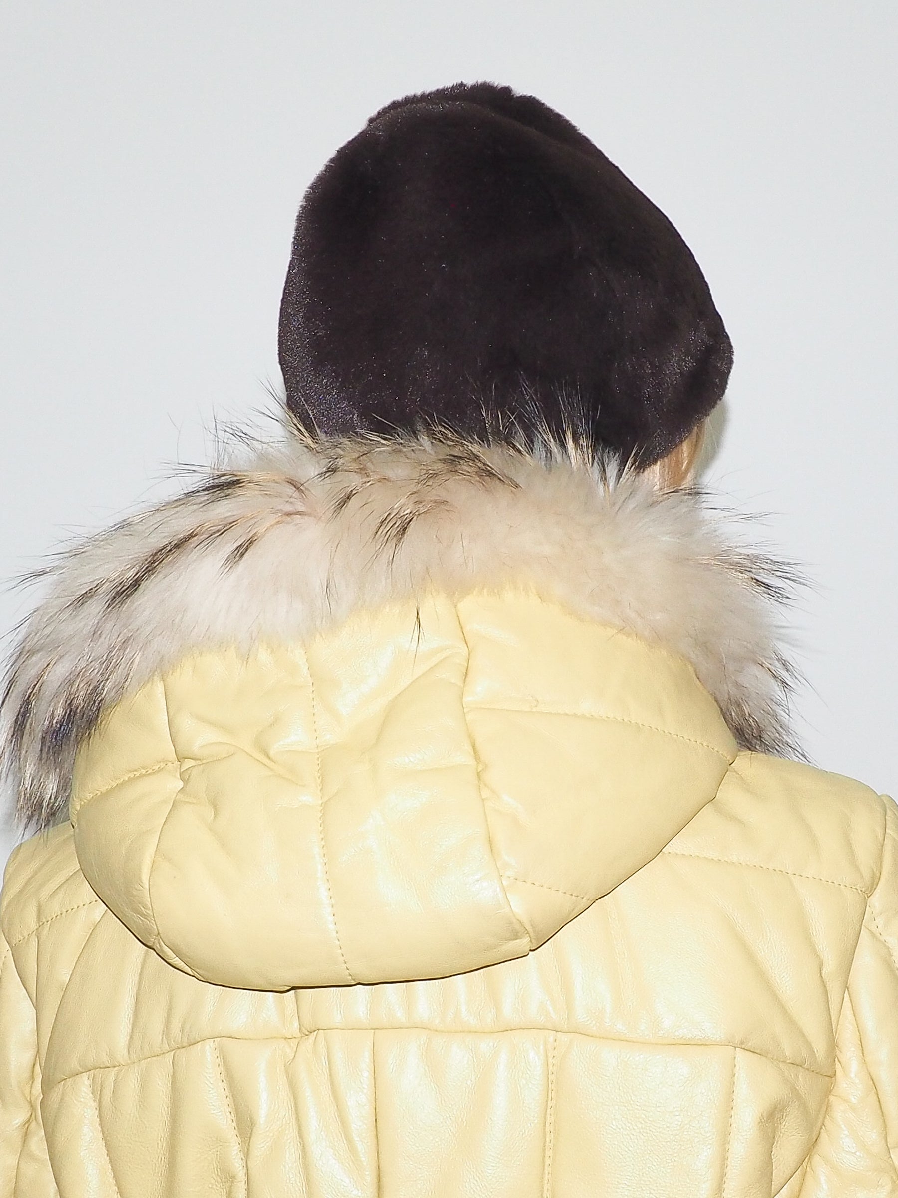 Faux Fur Toque in Mink - CLYDE