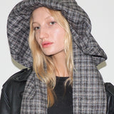 Mala Hat in Grey Check - CLYDE