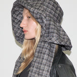 Mala Hat in Grey Check - CLYDE