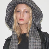 Mala Hat in Grey Check - CLYDE