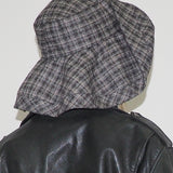 Mala Hat in Grey Check - CLYDE