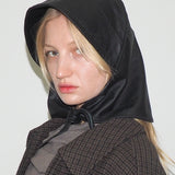 Bonnet in Black Lambskin - CLYDE