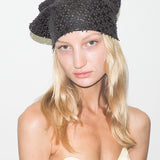 Vita Scarf in Espresso Flowers Lambskin - CLYDE