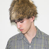 Faux Fur Toque in Tan Fox - CLYDE