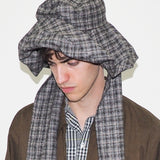 Mala Hat in Grey Check - CLYDE