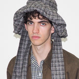 Mala Hat in Grey Check - CLYDE