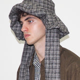 Mala Hat in Grey Check - CLYDE
