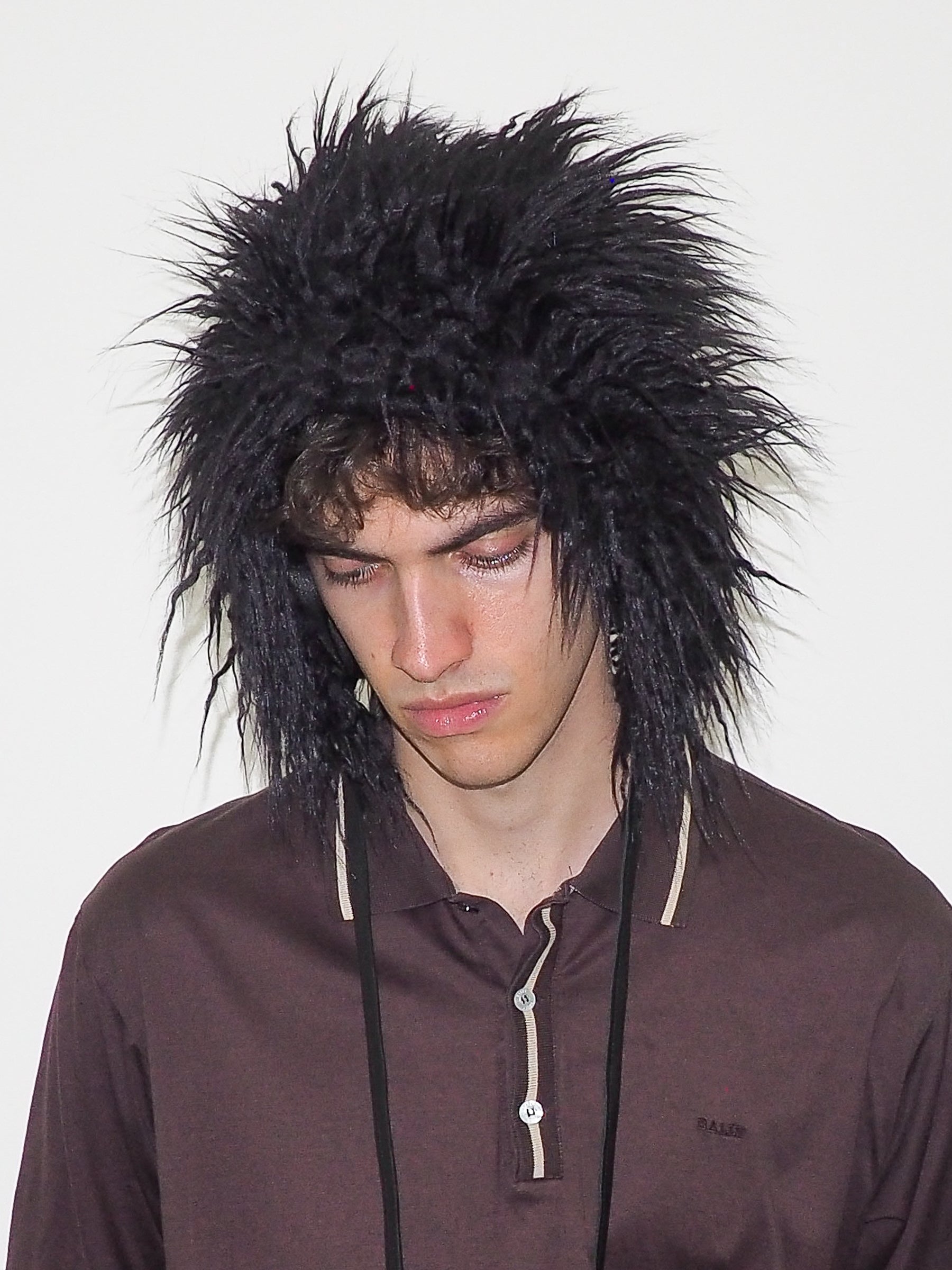 Creature Hat in Black Faux Yak - CLYDE