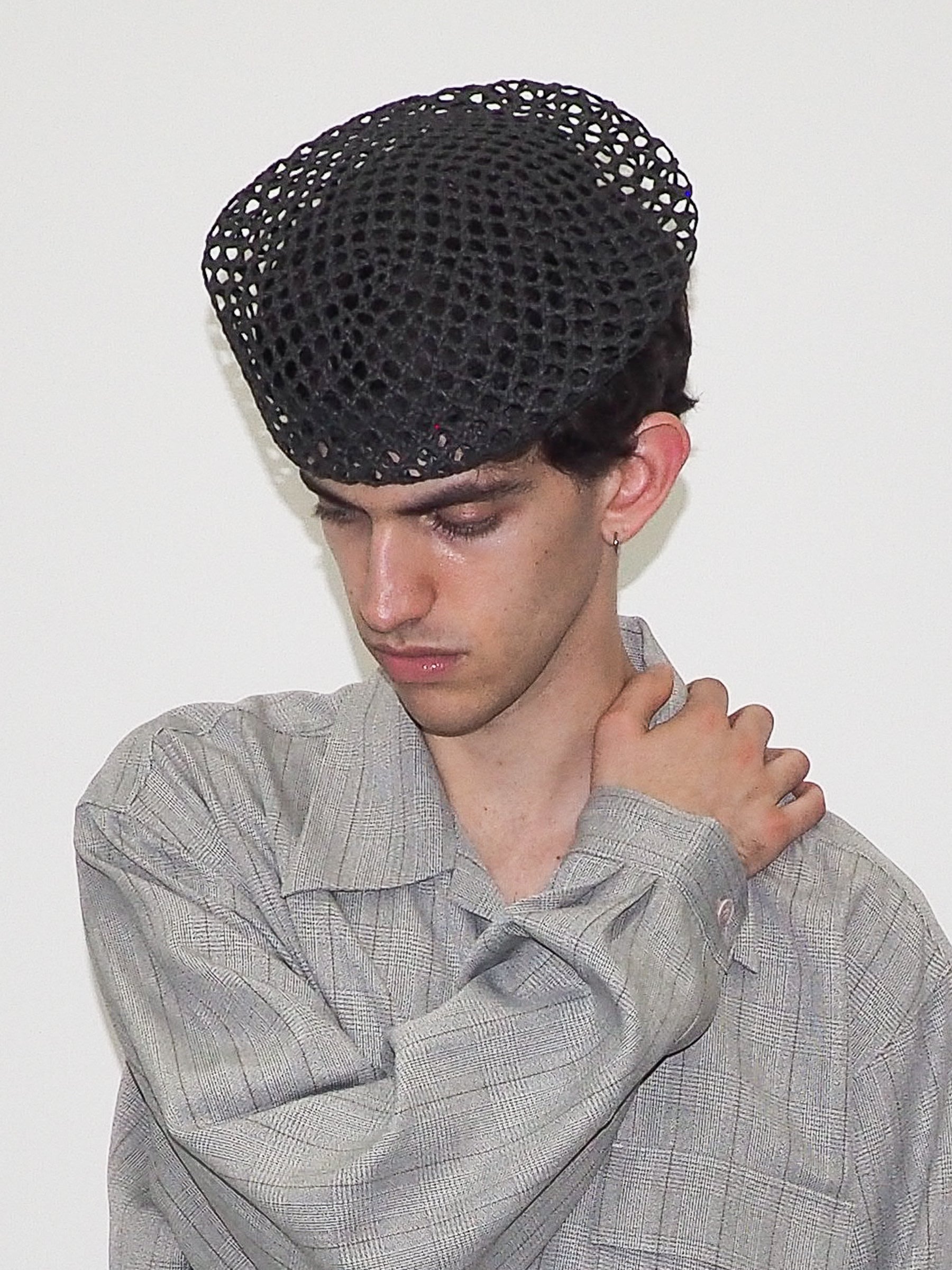 Net Beret in Black - CLYDE