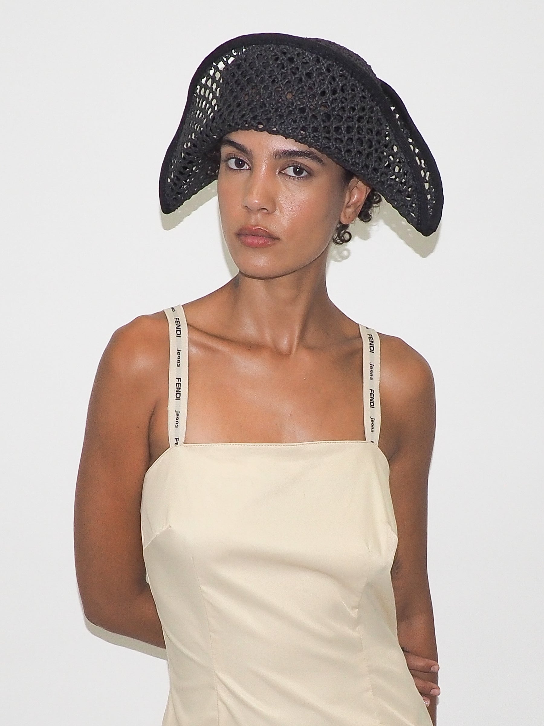 Bicorn Hat in Black - CLYDE