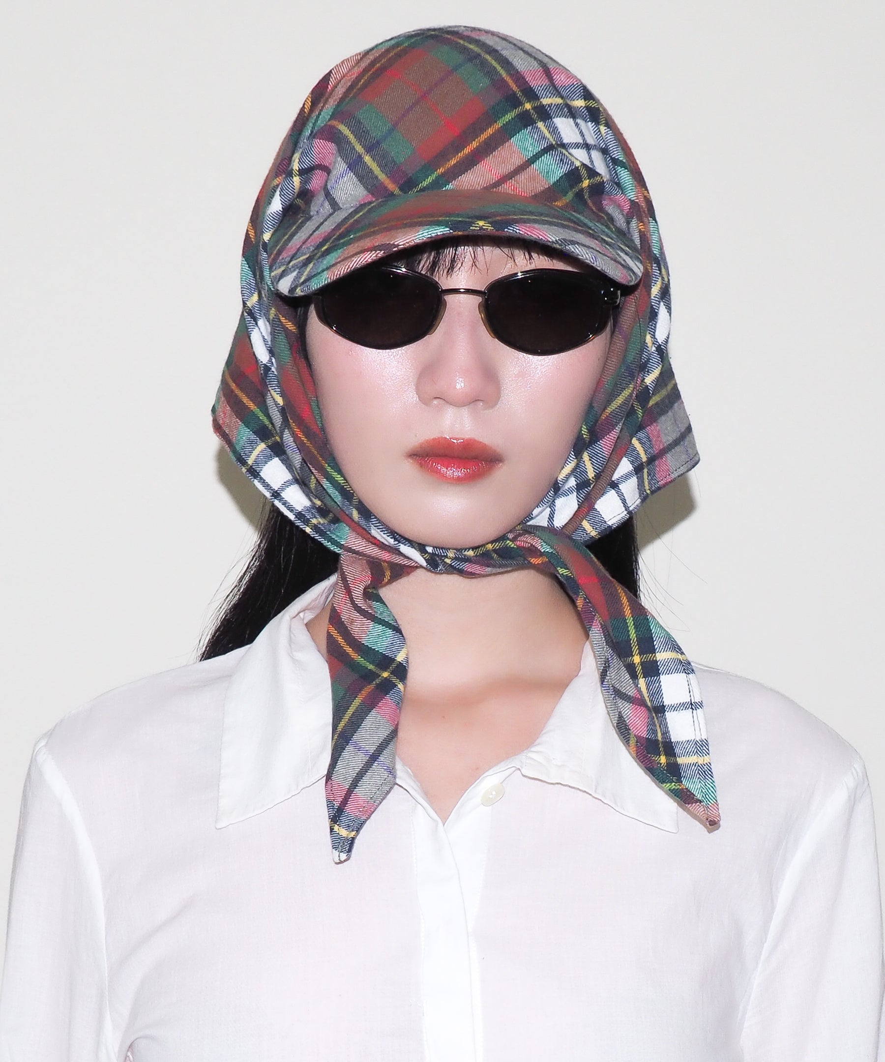 Brim Scarf in Trad Plaid Flannel - CLYDE