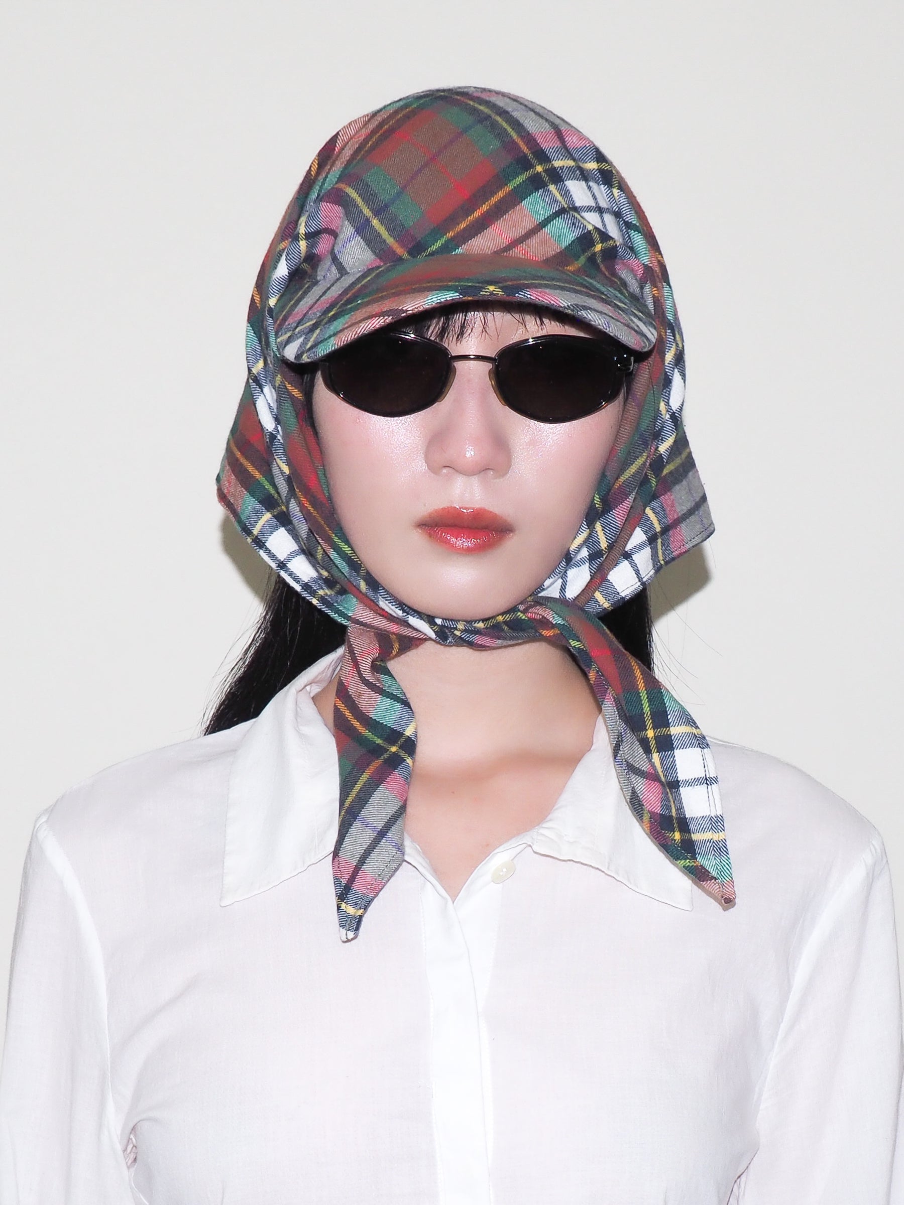 Brim Scarf in Trad Plaid Flannel - CLYDE