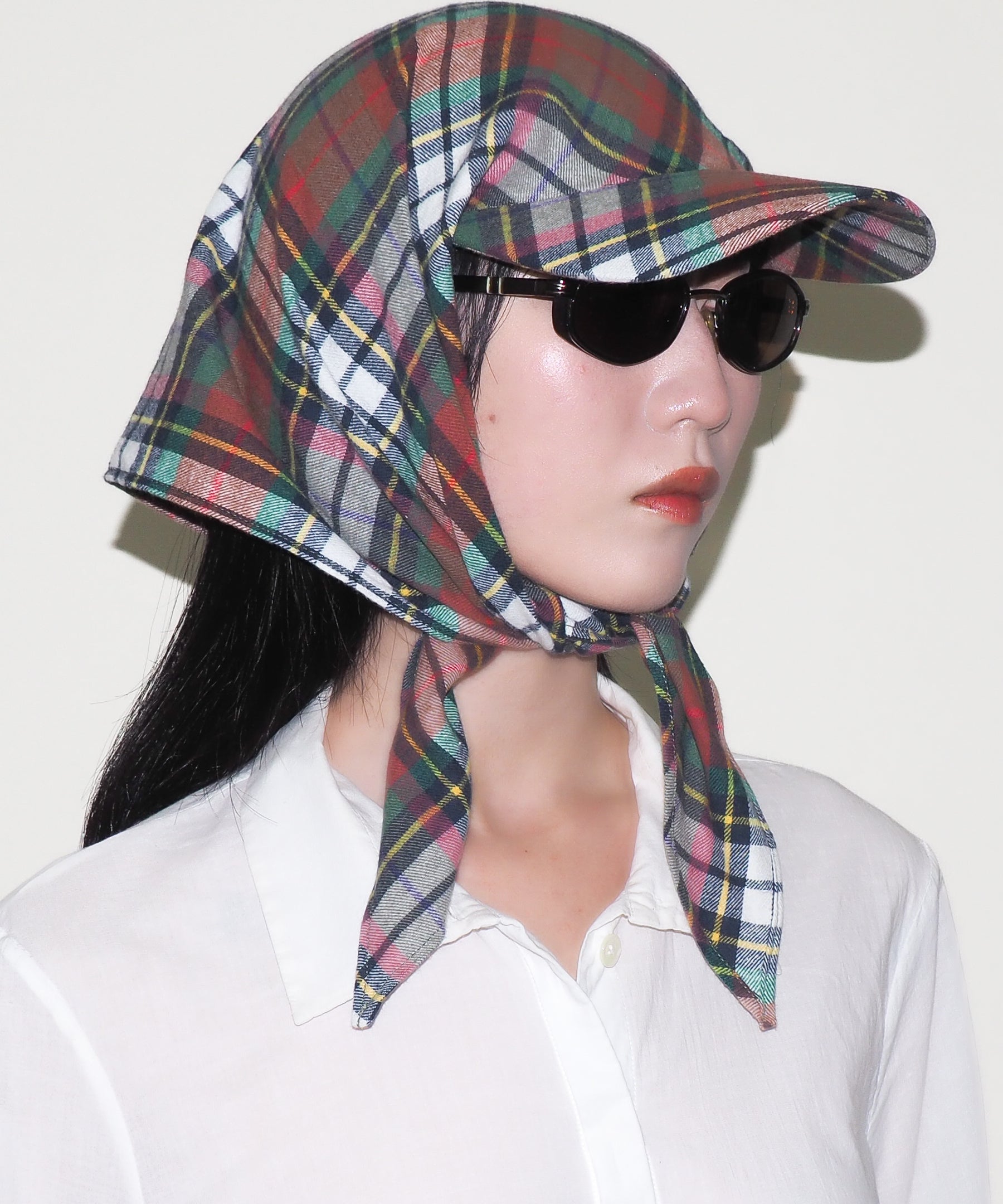 Brim Scarf in Trad Plaid Flannel - CLYDE